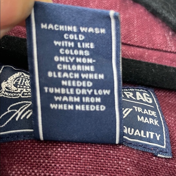 AMERICAN RAG-Men’s button up long sleeve shirt-LARGE - Picture 7 of 8